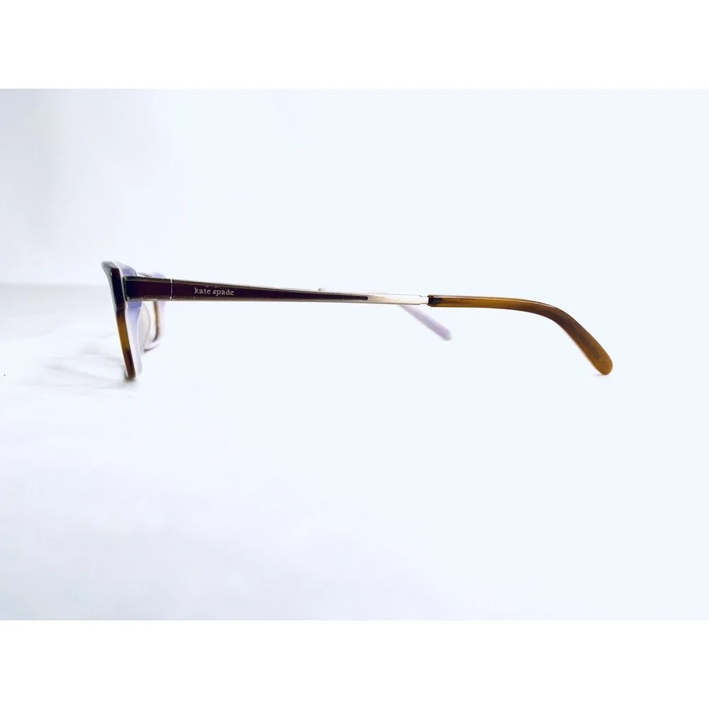 Kate Spade NY Brown Rectangular Eyeglasses Gold Temples Miranda 0ERL 49 16 135